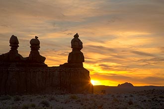 The Three Judges At Sunrise